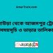 কুলাউড়া টু আজমপুর ট্রেনের সময়সূচী ও ভাড়া তালিকা