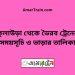 কুলাউড়া টু ভৈরব ট্রেনের সময়সূচী ও ভাড়া তালিকা