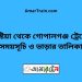 কুষ্টিয়া টু গোপালগঞ্জ ট্রেনের সময়সূচী ও ভাড়া তালিকা