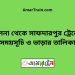 খুলনা টু সাফদারপুর ট্রেনের সময়সূচী ও ভাড়া তালিকা