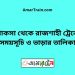 খোকসা টু রাজশাহী ট্রেনের সময়সূচী ও ভাড়া তালিকা