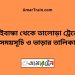 গাইবান্ধা টু তালোড়া ট্রেনের সময়সূচী ও ভাড়া তালিকা