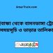 গাইবান্ধা টু বামনডাঙ্গা ট্রেনের সময়সূচী ও ভাড়া তালিকা