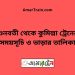 গুনবতী টু কুমিল্লা ট্রেনের সময়সূচী ও ভাড়া তালিকা