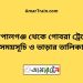 গোপালগঞ্জ টু গোবরা ট্রেনের সময়সূচী ও ভাড়া তালিকা