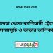 গোবরা টু কাশিয়ানী ট্রেনের সময়সূচী ও ভাড়া তালিকা