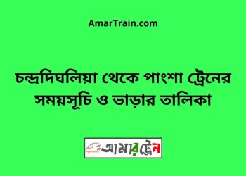চন্দ্রদিঘলিয়া টু পাংশা ট্রেনের সময়সূচী ও ভাড়া তালিকা