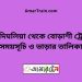 চন্দ্রদিঘলিয়া টু বোড়াশী ট্রেনের সময়সূচী ও ভাড়া তালিকা