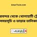 চিরিরবন্দর টু খোলাহাটি ট্রেনের সময়সূচী ও ভাড়া তালিকা