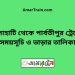 চিলাহাটি টু পার্বতীপুর ট্রেনের সময়সূচী ও ভাড়া তালিকা