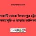 চিলাহাটি টু সৈয়দপুর ট্রেনের সময়সূচী ও ভাড়া তালিকা