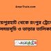 জয়পুরহাট টু রংপুর ট্রেনের সময়সূচী ও ভাড়া তালিকা