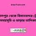 জামালপুর টু বিমানবন্দর ট্রেনের সময়সূচী ও ভাড়া তালিকা