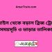 টাঙ্গাইল টু বড়াল ব্রিজ ট্রেনের সময়সূচী ও ভাড়া তালিকা