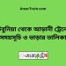 টেবুনিয়া টু আড়ানী ট্রেনের সময়সূচী ও ভাড়া তালিকা