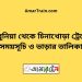 টেবুনিয়া টু চিনাখোড়া ট্রেনের সময়সূচী ও ভাড়া তালিকা