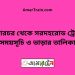 ঢালারচর টু সরদহরোড ট্রেনের সময়সূচী ও ভাড়া তালিকা