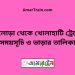 তালোড়া টু খোলাহাটি ট্রেনের সময়সূচী ও ভাড়া তালিকা