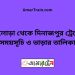 তালোড়া টু দিনাজপুর ট্রেনের সময়সূচী ও ভাড়া তালিকা