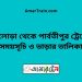 তালোড়া টু পার্বতীপুর ট্রেনের সময়সূচী ও ভাড়া তালিকা