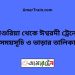 দাশুরিয়া টু ঈশ্বরদী ট্রেনের সময়সূচী ও ভাড়া তালিকা