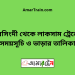 নরসিংদী টু লাকসাম ট্রেনের সময়সূচী ও ভাড়া তালিকা