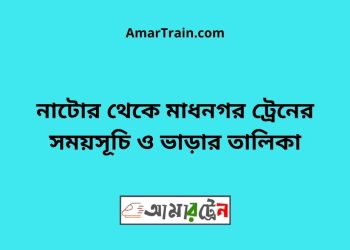 নাটোর টু মাধনগর ট্রেনের সময়সূচী ও ভাড়া তালিকা