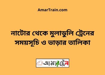 নাটোর টু মুলাডুলি ট্রেনের সময়সূচী ও ভাড়া তালিকা