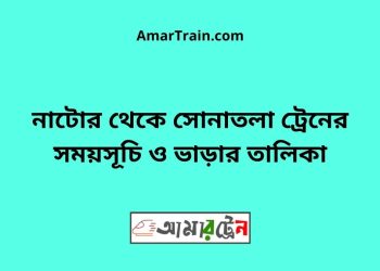নাটোর টু সোনাতলা ট্রেনের সময়সূচী ও ভাড়া তালিকা
