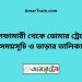 নীলফামারী টু ডোমার ট্রেনের সময়সূচী ও ভাড়া তালিকা