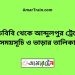 পাঁচবিবি টু আব্দুলপুর ট্রেনের সময়সূচী ও ভাড়ার তালিকা