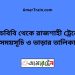 পাঁচবিবি টু রাজশাহী ট্রেনের সময়সূচী ও ভাড়ার তালিকা