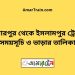 পিয়ারপুর টু ইসলামপুর ট্রেনের সময়সূচী ও ভাড়া তালিকা