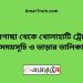 পীরগাছা টু খোলাহাটি ট্রেনের সময়সূচী ও ভাড়া তালিকা