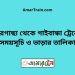 পীরগাছা টু গাইবান্ধা ট্রেনের সময়সূচী ও ভাড়া তালিকা