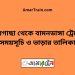 পীরগাছা টু বামনডাঙ্গা ট্রেনের সময়সূচী ও ভাড়া তালিকা