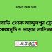 ফুলবাড়ি টু আব্দুলপুর ট্রেনের সময়সূচী ও ভাড়ার তালিকা