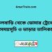 ফুলবাড়ি টু ডোমার ট্রেনের সময়সূচী ও ভাড়া তালিকা