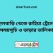 ফুলবাড়ি টু রুহিয়া ট্রেনের সময়সূচী ও ভাড়া তালিকা