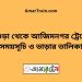 বগুড়া টু আজিমনগর ট্রেনের সময়সূচী ও ভাড়া তালিকা