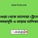 বগুড়া টু তালোড়া ট্রেনের সময়সূচী ও ভাড়া তালিকা