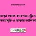 বগুড়া টু বদরগঞ্জ ট্রেনের সময়সূচী ও ভাড়া তালিকা