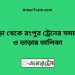 বগুড়া টু রংপুর ট্রেনের সময়সূচী ও ভাড়া তালিকা