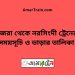 বজরা টু নরসিংদী ট্রেনের সময়সূচী ও ভাড়া তালিকা