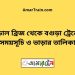 বড়াল ব্রিজ টু বগুড়া ট্রেনের সময়সূচী ও ভাড়া তালিকা