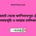 বাঁধেরহাট টু কাশিনাথপুর ট্রেনের সময়সূচী ও ভাড়া তালিকা