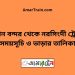 বিমান বন্দর টু নরসিংদী ট্রেনের সময়সূচী ও ভাড়া তালিকা