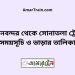 বিমানবন্দর টু সোনাতলা ট্রেনের সময়সূচী ও ভাড়া তালিকা