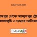 বিরামপুর টু আব্দুলপুর ট্রেনের সময়সূচী ও ভাড়ার তালিকা