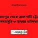 বিরামপুর টু রাজশাহী ট্রেনের সময়সূচী ও ভাড়ার তালিকা